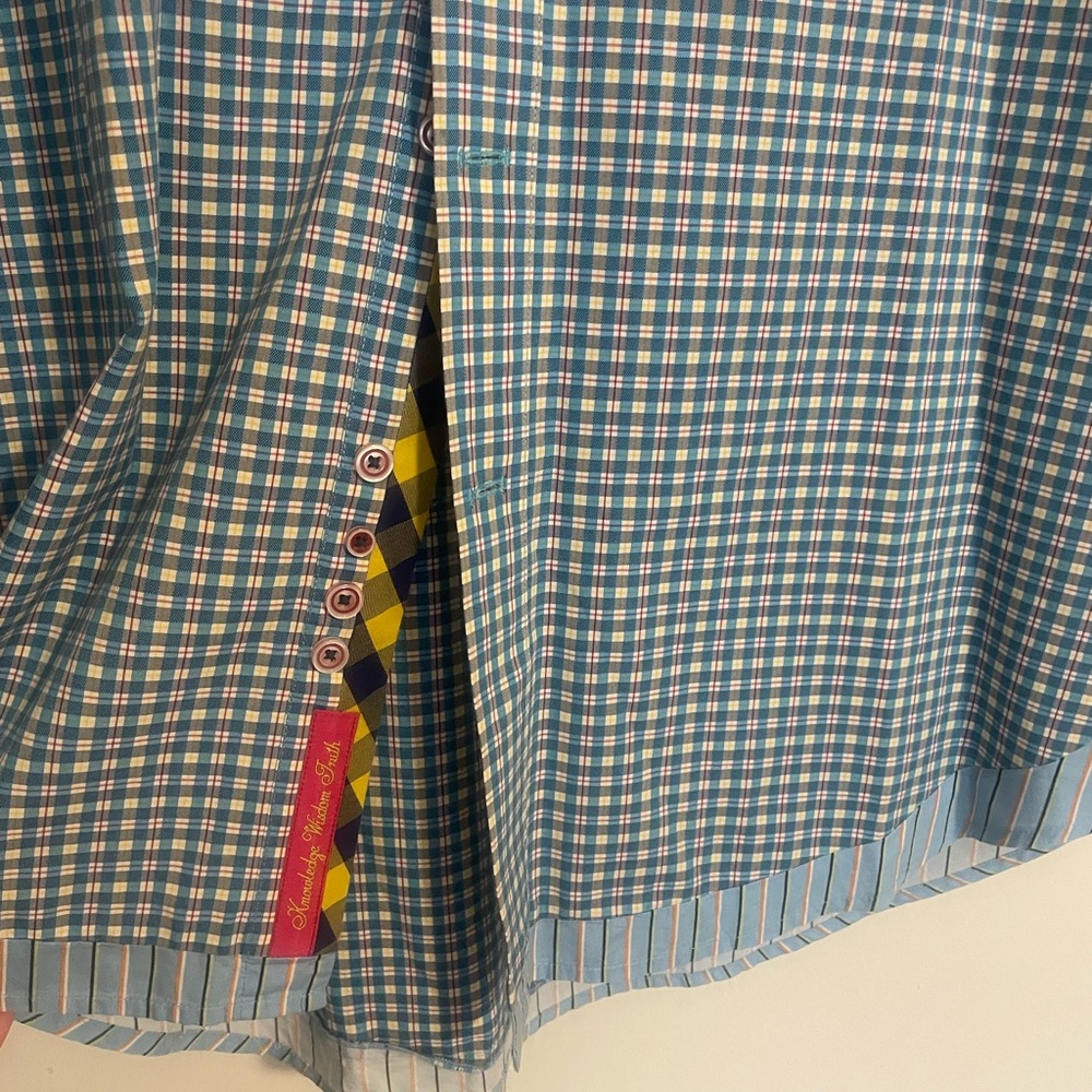 Robert Graham Mixed Patterns Button Down Shirt -Xl - image 5